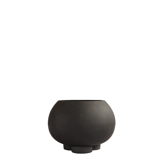 Ghiveci Urchin Negru din Beton 12.5 cm 101 COPENHAGEN