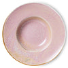 Farfurie pentu Paste din Ceramica Roz Pastel HK LIVING
