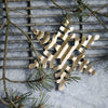 Ornament Fulg de Nea din Metal Auriu HOUSE DOCTOR