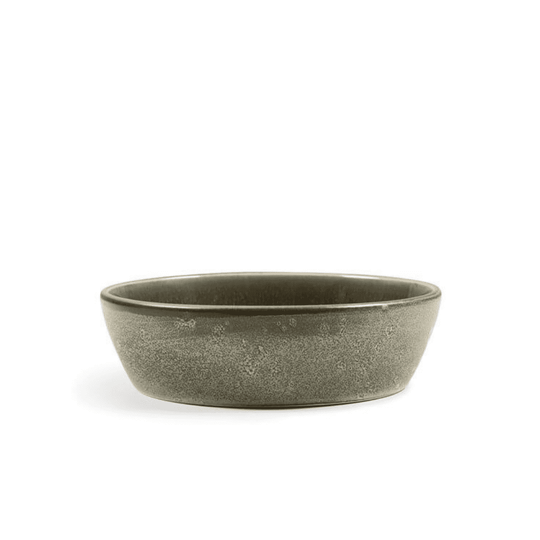 Bol Ceramic Gri cu Interior Gri (dia 18 cm)