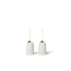 Ornament Clopot din Ceramica Alba FERM LIVING