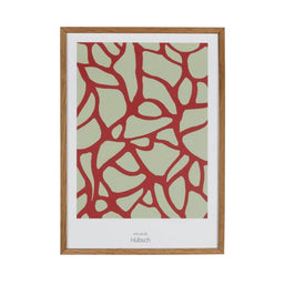 Ilustratie cu Rama din Lemn Natur 30x42 cm HUBSCH