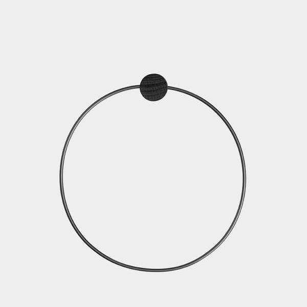 Suport pentru Prosop Negru Ferm Living