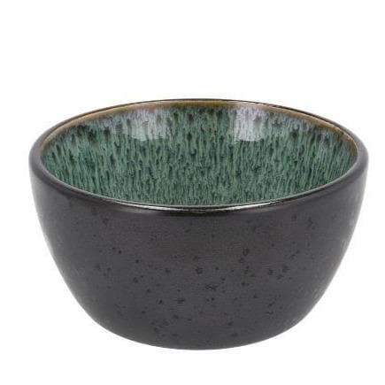 Bol Ceramic Negru  cu Interior Verde Bitz