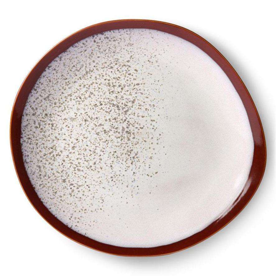 Platou Multicolor din Ceramica 29 CM FROST DINNER HK LIVING