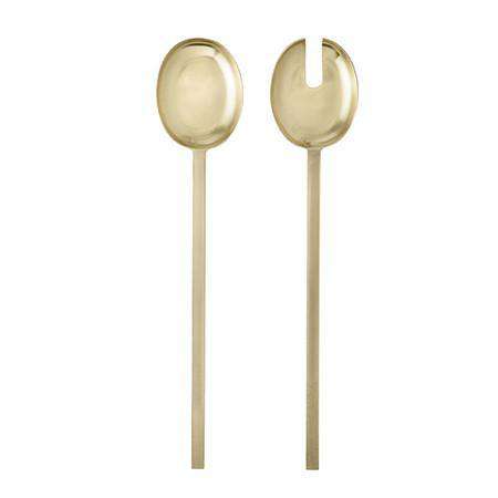 Set Linguri Aurii pentru Servit Salata