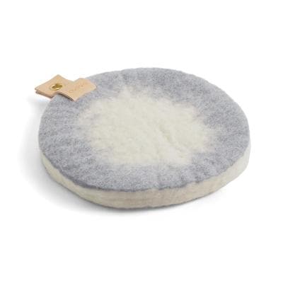 Suport Rotund pentru Oale din Lana Gri Deschis