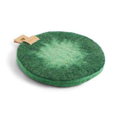 Suport Rotund pentru Oale Verde din Lana OMBRE