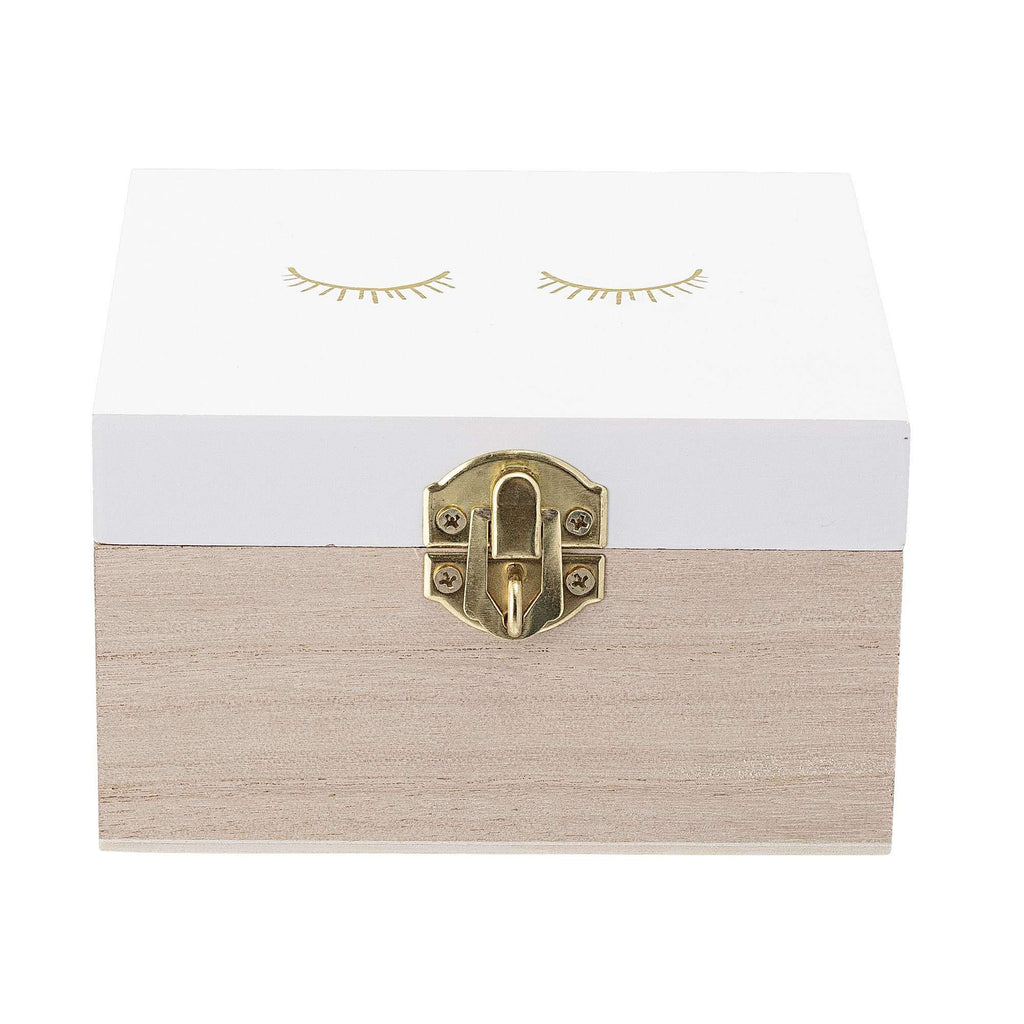 Cutie Depozitare Alba Paulownia BLOOMINGVILLE