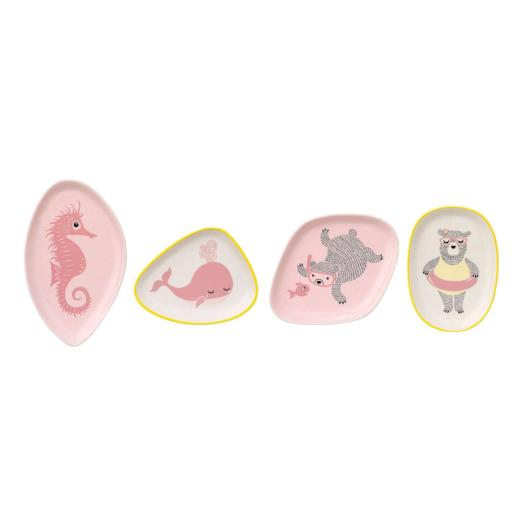 Farfurii Ellie Multicolor (4 modele diferite) Bloomingville