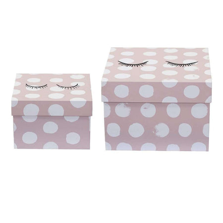 Set 2 Cutii Depozitare din Carton Rose Bloomingville