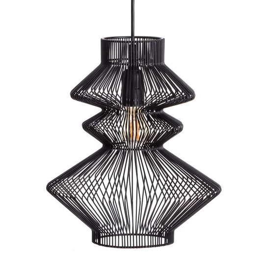 Lustra din Metal Negru 28cm IXIA