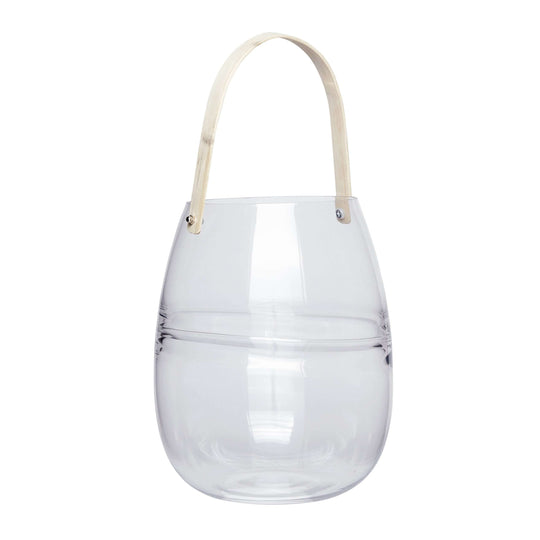 Felinar din Sticla 25cm HUBSCH