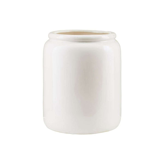 Ghiveci din Portelan Alb JUST