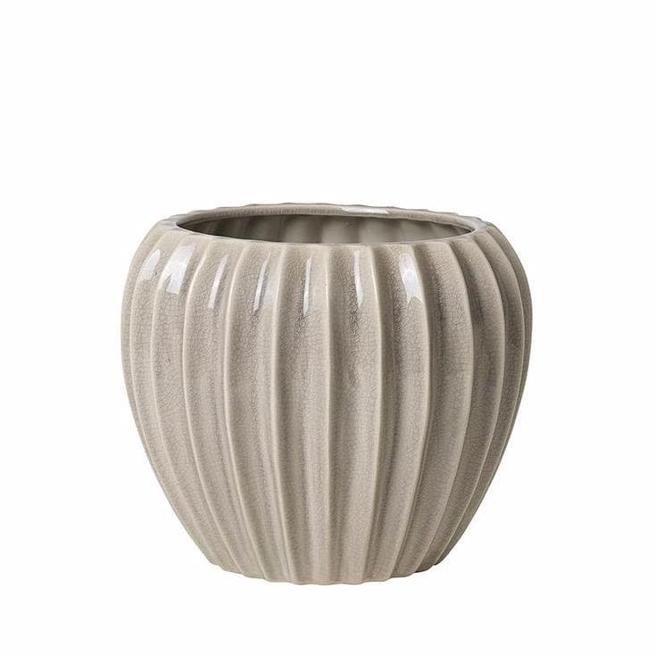 Ghiveci pentru Flori WIDE S din Ceramica Crem BROSTE COPENHAGEN