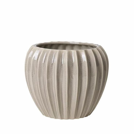 Ghiveci pentru Flori WIDE S din Ceramica Crem BROSTE COPENHAGEN