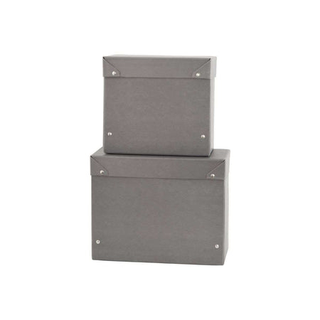 Set 2 Cutii Depozitare Patrate HOUSE DOCTOR