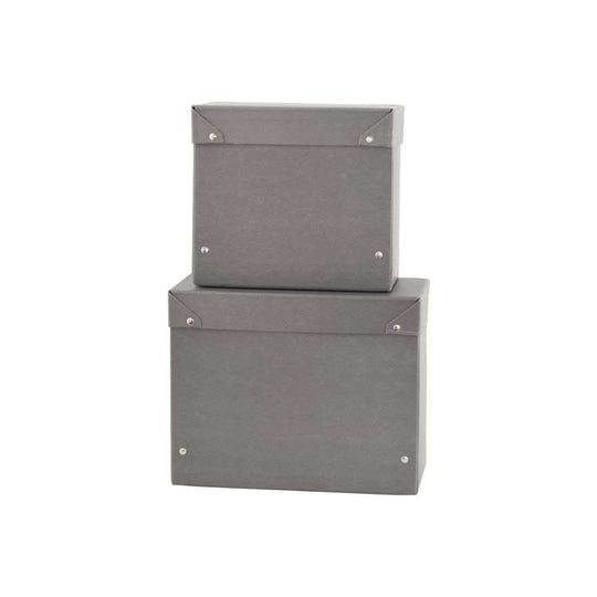 Set 2 Cutii Depozitare Patrate MEMO