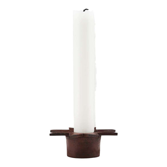 Suport Lumanare Burned Red STAR