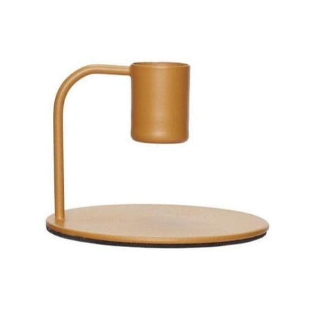 Suport Lumanare din Metal Portocaliu HUBSCH