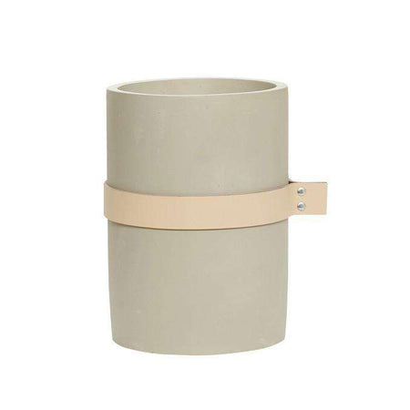 Vaza cu Guler din Piele Hubsch