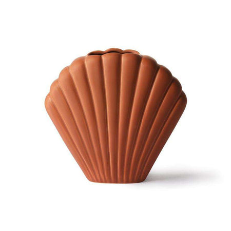 Vaza din Ceramica Maro SHELL M 18.2cm HK LIVING