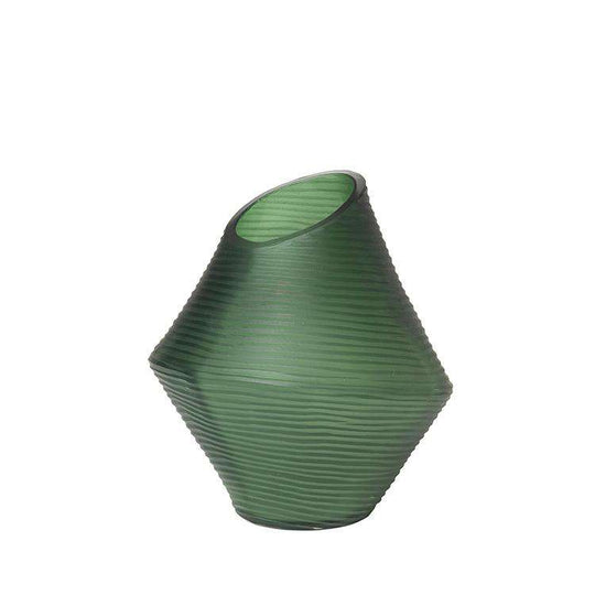 Vaza Verde din Sticla BORJE