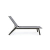 Sezlong cu Roti din Metal Gri Inchis Cruise BIZZOTTO