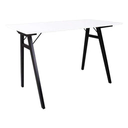 Birou VOJENS din MDF Alb cu Picioare Negre 120cm HOUSE NORDIC