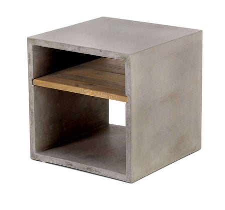 Noptiera din Beton si Lemn HERMITAGE Zago
