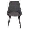 Scaun din Material Textil Gri Inchis BARI Zago