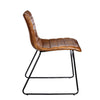 Scaun Maro din Piele Ecologica si Metal 45cm IXIA