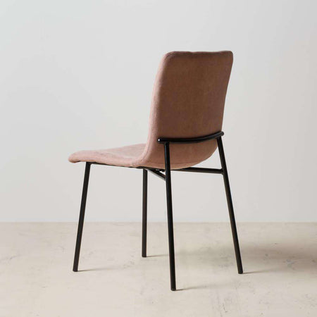 Scaun Roz din Material Textil si Metal 44.5cm IXIA