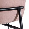 Scaun Roz din Material Textil si Metal 44.5cm IXIA