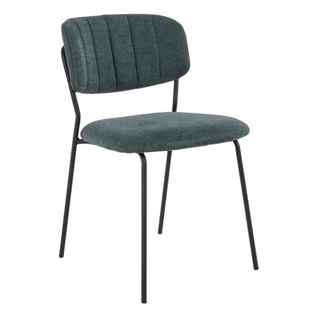 Scaun Verde cu Picioare Metalice Negre Alicante HOUSE NORDIC