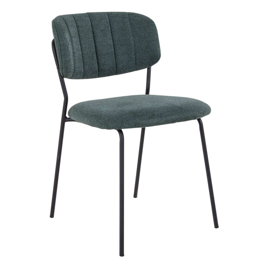 Scaun Verde cu Picioare Metalice Negre Alicante HOUSE NORDIC