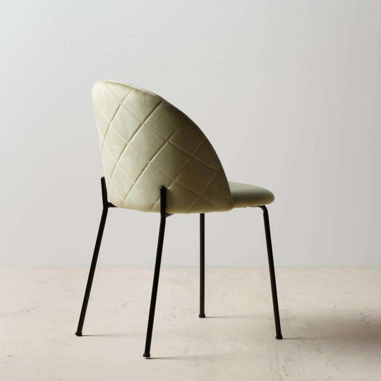 Scaun Verde din Poliester si Metal 43cm IXIA