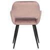 Set de 2 Scaune JELLE din Catifea Roz WOOOD