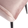 Set de 2 Scaune JELLE din Catifea Roz WOOOD