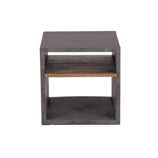 Noptiera din Beton si Lemn HERMITAGE