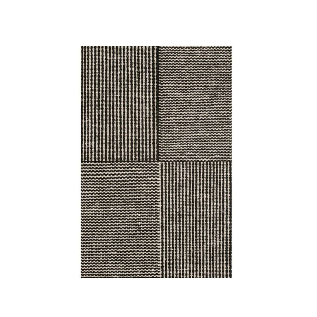 Covor KENT Negru din Lana si In LINIE DESIGN