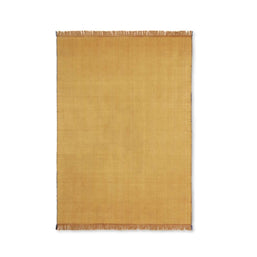 Patura din Lana si Bumbac Galben 120x180cm HERRINGBONE