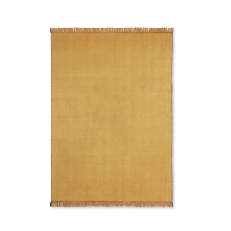 Patura din Lana si Bumbac Galben 120x180cm HERRINGBONE